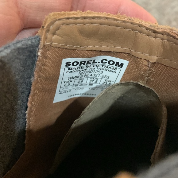 NWOT Sorel tan suede Emilee 11 pull on Chelsea waterproof boots 6.5 - Picture 2 of 7